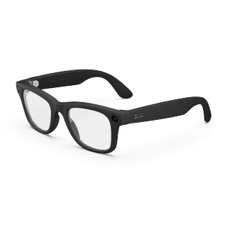 عینک هوشمند ریبن متا ویفرر نسل ۲ شیشه شفاف | Ray-Ban Meta Wayfarer Gen 2 Matte Black Clear