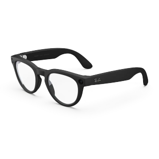 عینک هوشمند ری بن متا مدل هدلاینر | headliner frame matte black lens Clear