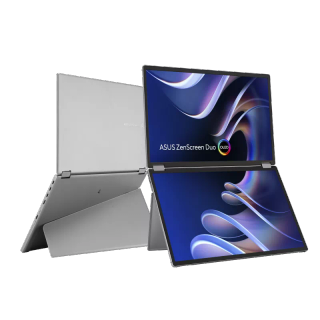 ASUS ZenScreen Duo OLED MQ149CD | مانیتور قابلحمل دوصفحهای اولد ایسوس